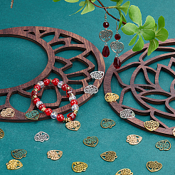 60Pcs 6 Colors Alloy Pendants&nbsp;FIND-SC0008-25
