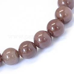 Natural Purple Aventurine Round Bead Strands&nbsp;X-G-E334-10mm-21