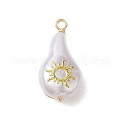 ABS Plastic Imitation Pearl Pendants&nbsp;PALLOY-JF02600-02