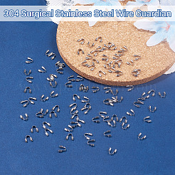 150Pcs 304 Surgical Stainless Steel Wire Guardian and Protectors&nbsp;STAS-TA0006-35B-P