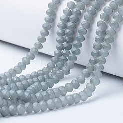 Electroplate Transparent Glass Beads Strands&nbsp;EGLA-A034-T6mm-X