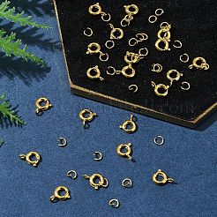 Brass Spring Ring Clasps&nbsp;KK-FS0001-50G