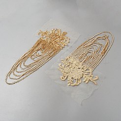 PVC Tassel Shoulder Epaulettes Accessory&nbsp;PVC-WH0017-014A