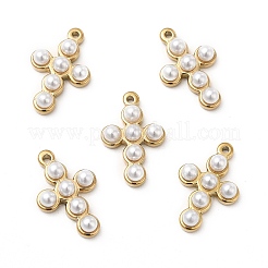 ABS Plastic Imitation Pearl Pendants&nbsp;STAS-J401-VC999