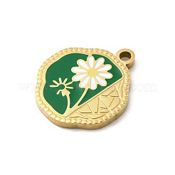 304 Stainless Steel Enamel Pendants&nbsp;STAS-I335-04G-06