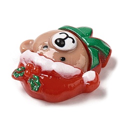 Christmas Theme Opaque Resin Cabochons&nbsp;LS-RESI-E043-01F