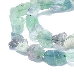 Raw Rough Natural Fluorite Beads Strands&nbsp;G-I279-B19
