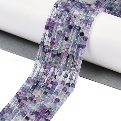 Natural Colorful Fluorite Beads Strands&nbsp;G-P553-E01-02