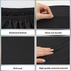 4 Colors Polyester Toilet Lid Dust Cover&nbsp;AJEW-CN0003-21B