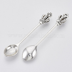 Tibetan Style Alloy Big Pendants&nbsp;TIBEP-T008-01AS-RS