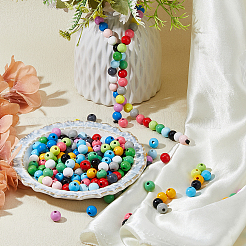 640Pcs 16 Colors Schima Wood Beads&nbsp;WOOD-DC0001-39