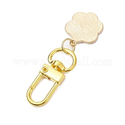 3Pcs 3 Colors Flower Alloy Enamel Pendant Decorations&nbsp;HJEW-JM02691