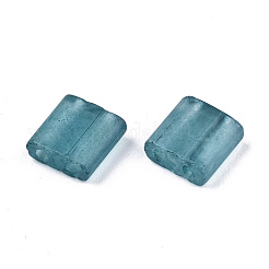 FGB 2-Hole Baking Paint Glass Seed Beads&nbsp;SEED-S031-L-ST1006FR
