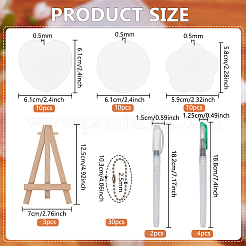 30Pcs DIY Watercolor Wood Pulp Paper Tools&nbsp;DRAW-BC0001-04