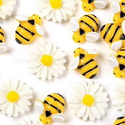 50Pcs 2 Style Resin Cabochons&nbsp;CRES-LS0001-02