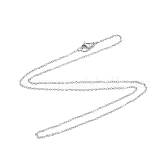 Non-Tarnish 304 Stainless Steel Cable Chains Necklace for Men Women&nbsp;NJEW-N050-A02-S12