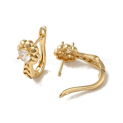 Brass Hoop Earrings&nbsp;EJEW-L271-13KCG-05