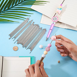 50Pcs 201 Stainless Steel Ball-Point Pen Displace Pin&nbsp;FIND-BT0001-34