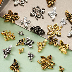 Bees Alloy Cabochons&nbsp;MRMJ-TA0001-16