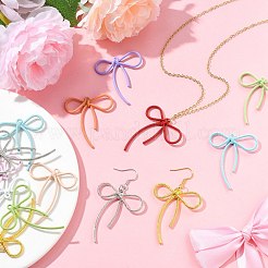 30Pcs 15 Colors Spray Painted Alloy Pendants&nbsp;FIND-CJ0004-23