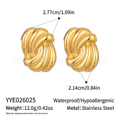 Irregular 304 Stainless Steel Stud Earrings for Women&nbsp;BM4064