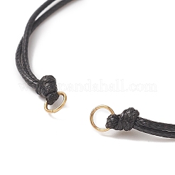 Braided Waxed Polyester Cord&nbsp;AJEW-JB01153-01