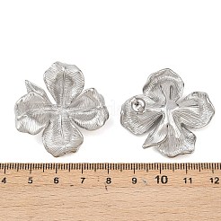 304 Stainless Steel Flower Stud Earrings&nbsp;EJEW-K268-76P