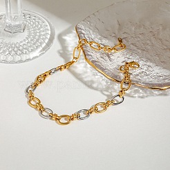 304 Stainless Steel Cable Chain Bracelets for Women&nbsp;BJEW-K279-04GP