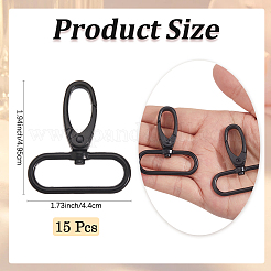 15Pcs Alloy Swivel Clasps&nbsp;FIND-GF0008-19RB