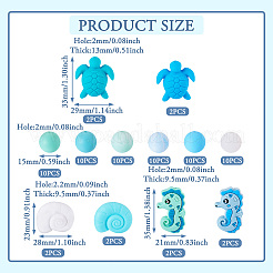 Food Grade Eco-Friendly Silicone Focal Beads&nbsp;SIL-TA0002-67