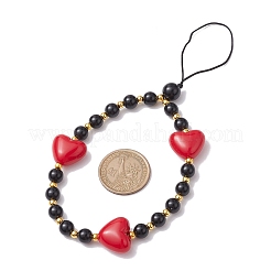 Acrylic Beaded Mobile Straps&nbsp;HJEW-JM01825