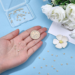 80Pcs Brass Spacer Beads&nbsp;KK-BBC0028-52B