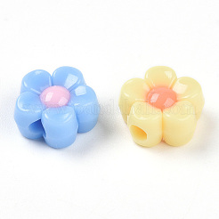 Two Tone Opaque Acrylic Beads&nbsp;SACR-N018-13