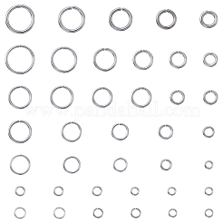 100Pcs 304 Stainless Steel Open Jump Rings&nbsp;STAS-YW0004-0.5x3-P