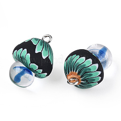 Handmade Polymer Clay Pendants&nbsp;CLAY-N010-065-C01