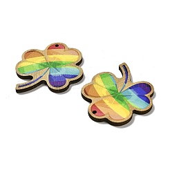 St. Patrick's Day Themes Printed Wood Pendants&nbsp;WOOD-V002-02D