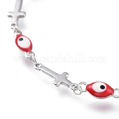 304 Stainless Steel Link Bracelets&nbsp;BJEW-M203-06P-B