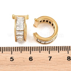 304 Stainless Steel Rhinestone Cuff Earrings for Women&nbsp;EJEW-A161-06G-01