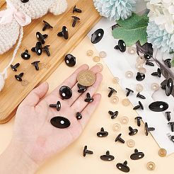 110 Sets 11 Styles Plastic Doll Craft Eyes&nbsp;DIY-PH0017-66