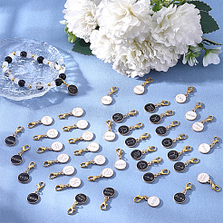48Pcs Alloy Enamel Pendant Decorations&nbsp;HJEW-BM00018