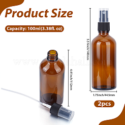 Glass Essential Oil Empty Spray Bottles&nbsp;MRMJ-GF0001-70C