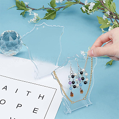 Plastic Necklace Pendant Display&nbsp;AJEW-WH0245-22