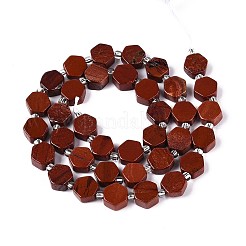 Natural Red Jasper Beads Strands&nbsp;G-P534-A19-01