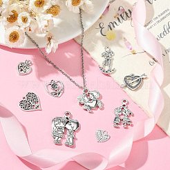 45Pcs 9 Styles Tibetan Style Alloy Pendants&nbsp;TIBEP-CJ0002-74