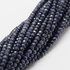 Natural Sapphire Bead Strands&nbsp;X-G-P271-3mm-13