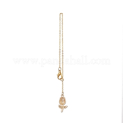 Tulip Alloy Enamel Pendants Wine Glass Charms Sets&nbsp;AJEW-JO00177