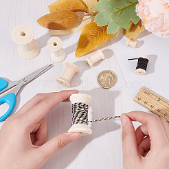 74Pcs Wooden Empty Spools for Wire&nbsp;TOOL-BC0002-12