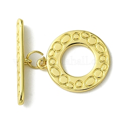 Eco-Friendly Brass Toggle Clasps&nbsp;KK-A204-21G