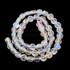 Electroplate Glass Beads Strands&nbsp;EGLA-L045-G-AB01