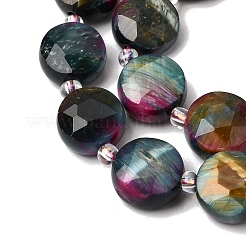 Dyed Natural Tiger Eye Beads Strands&nbsp;G-D105-A12-03
